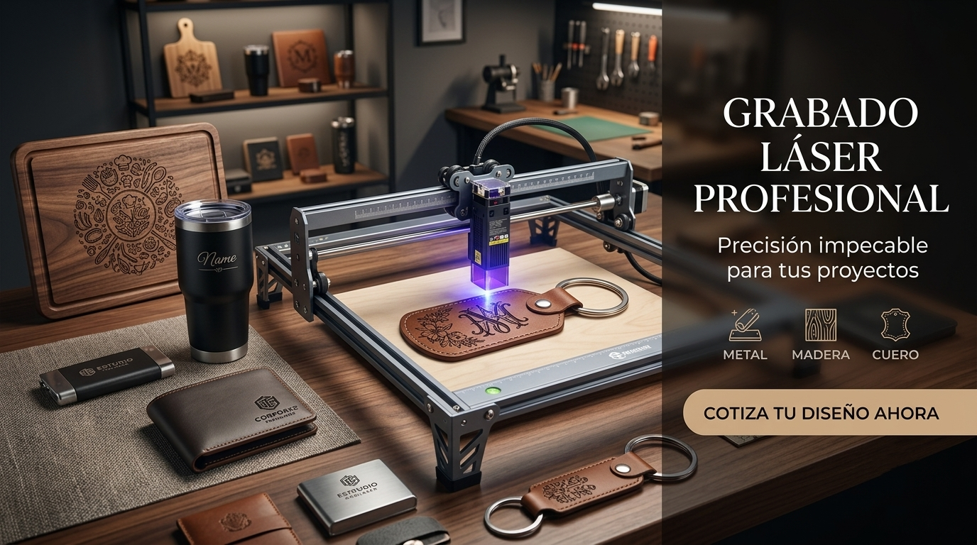 Servicio de grabado láser personalizado