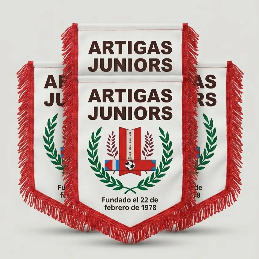Banderín de fútbol personalizado